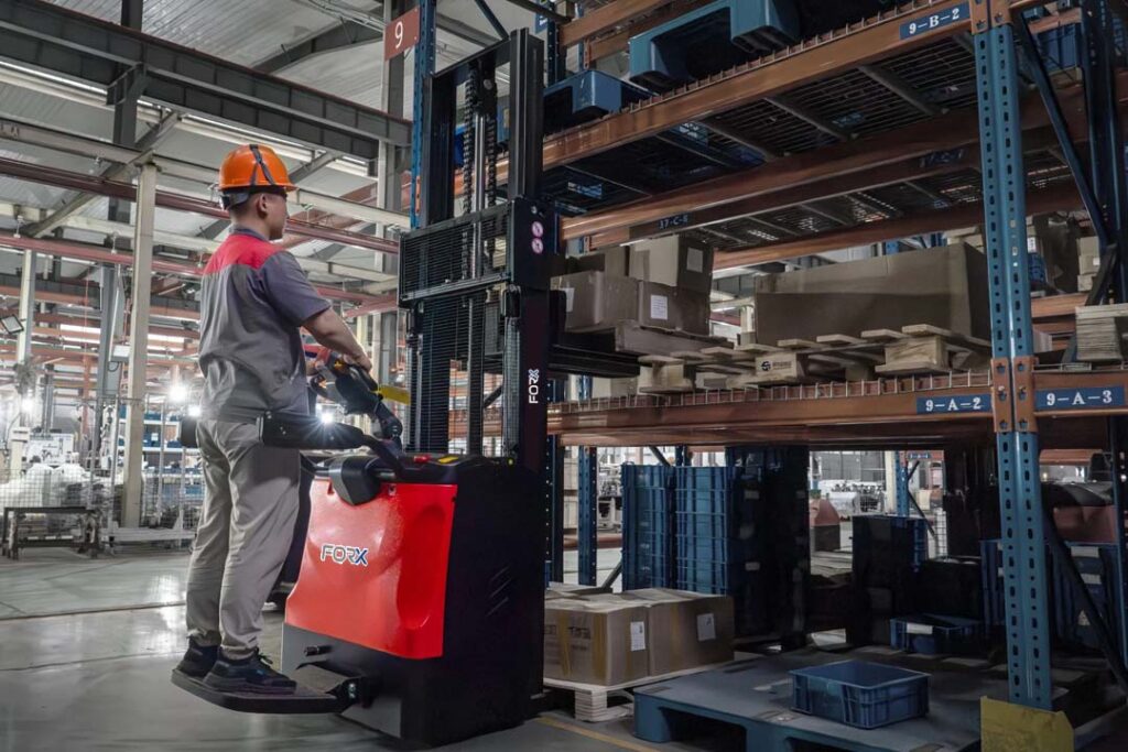 รีวิวการใช้งานรถ Stacker ไฟฟ้า รุ่น RSB202