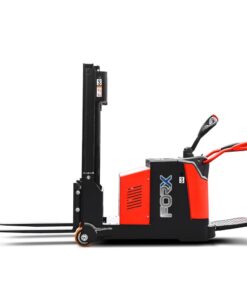 A series electric counterbalanced stacker